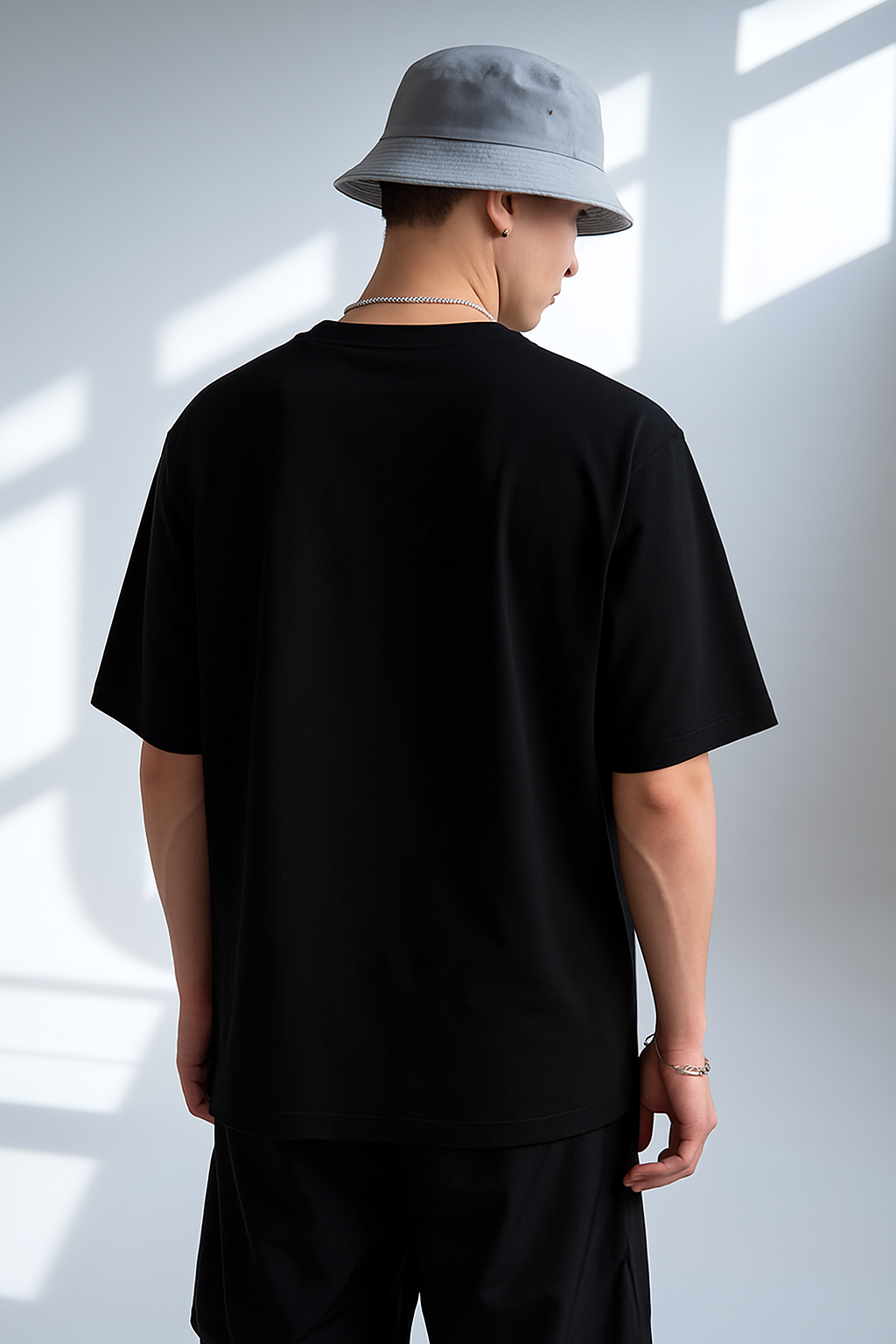 Keep your hope black oversized T-shirt