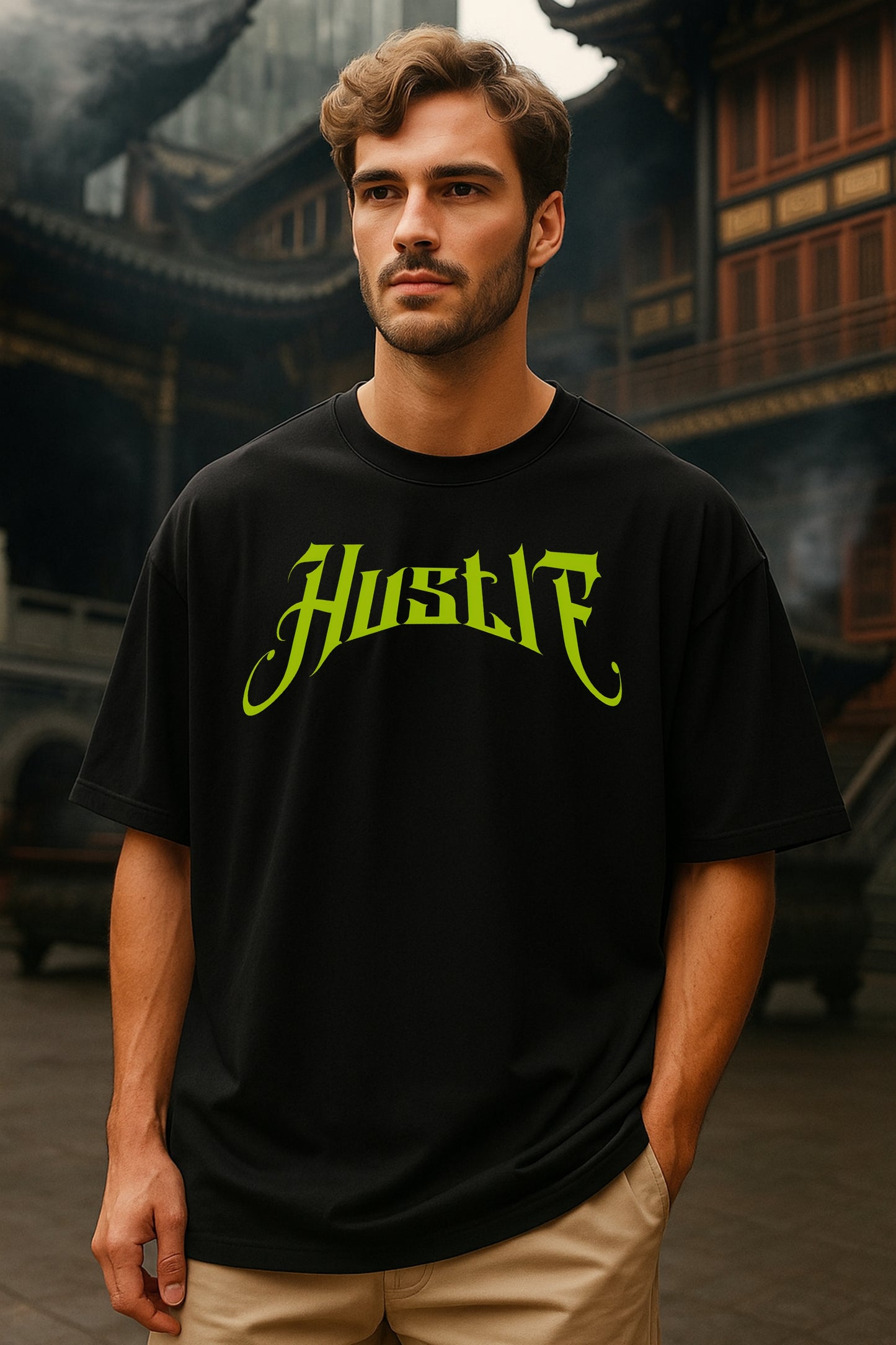 Hustle Mentality Oversized T-Shirt