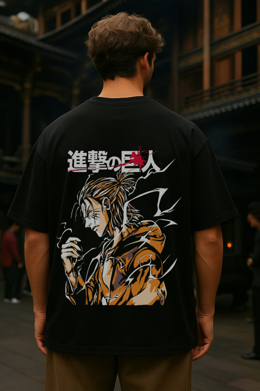 Attack Legend Anime Oversized T-Shirt (210 GSM)